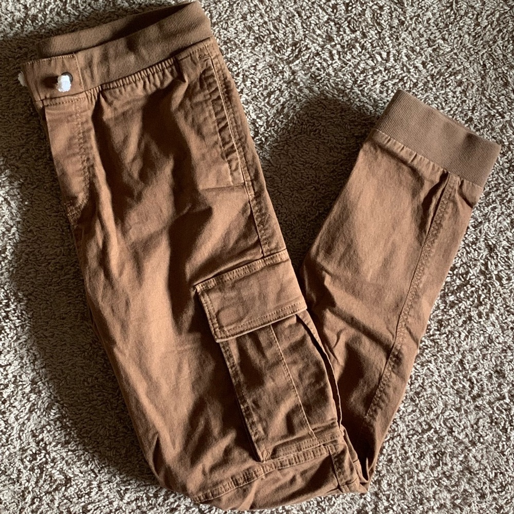 Boys H&M Brown Cargo Jogger Size L